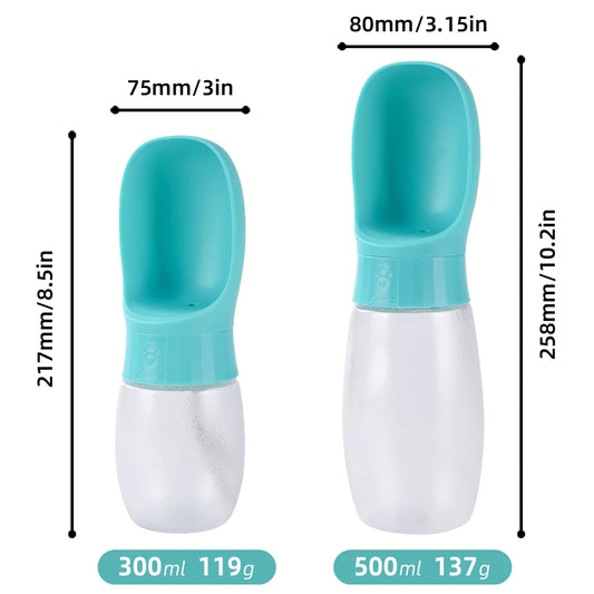 BigDog Wasserflasche Hund - 500ml, auslaufsicher, tragbar