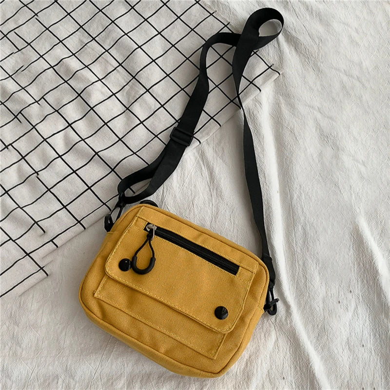 Umhängetasche 2025: Canvas Casual Versatile Fashion - Large Capacity Mobile Phone Coin Purse Women Collection