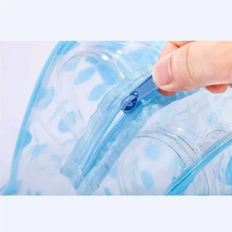 PVC Waterproof Swimming Bags Outdoor Sports Travel Bathing Storage Bag Women Transparent Beach Sea Pool Supplies