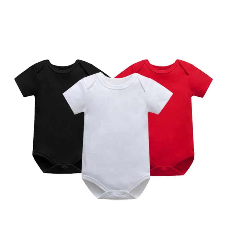 Guangdong Babybody Baumwolle Kurzarm Unisex - 3 Stk 0-24M