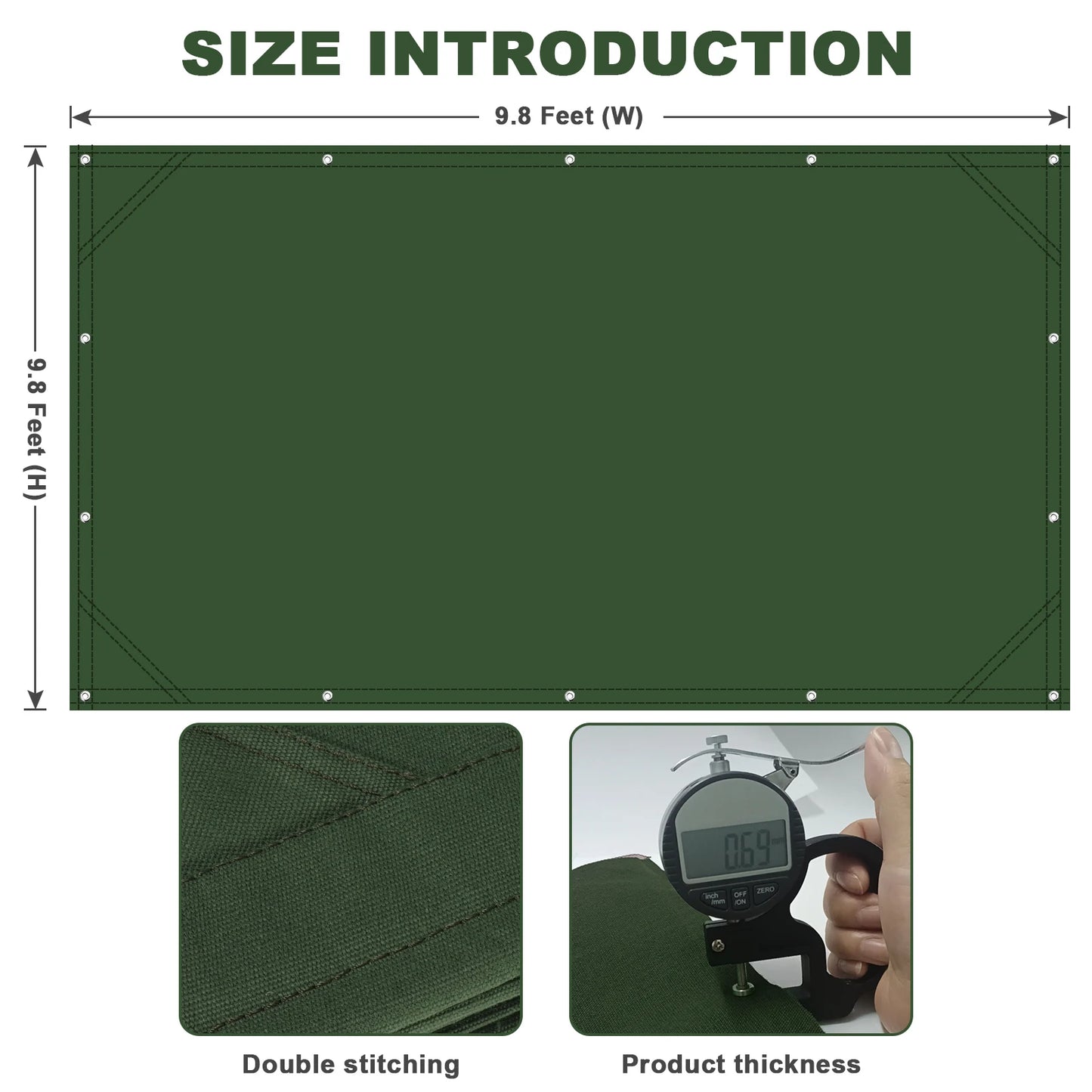450gsm Heavy Duty Multipurpose Tarpaulin Cover