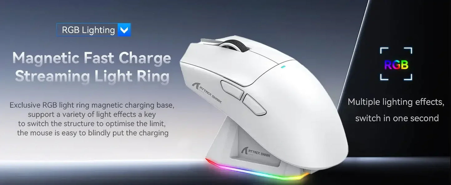 Gaming-Maus 2025: ATTACK-SHARK X11 Wireless - PixArt PAW3311 Collection