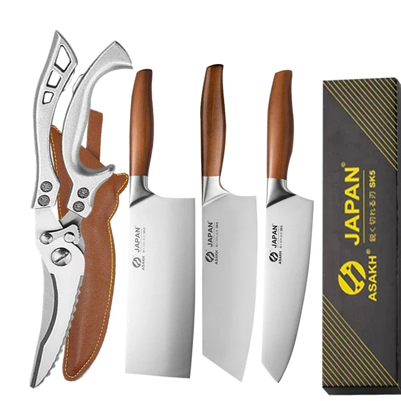 Choice Profi Küchenmesser Set - 4 Stück 19.5 cm Edelstahl
