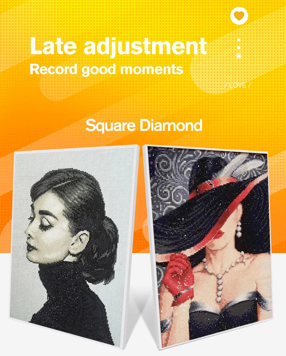 HUACAN Foto Anpassen Diamond Painting Kreuzstich Voll Quadrat Bild von Strass DIY Diamond Mosaik Diamond Stickerei Sale