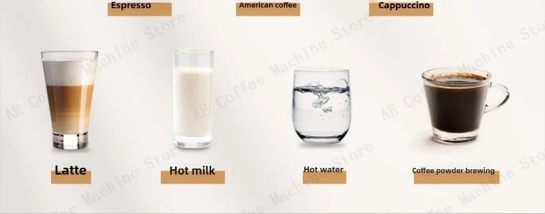 Espressor automat complet, ecran tactil inteligent, râșniță integrată, espressor multifuncțional pentru uz casnic