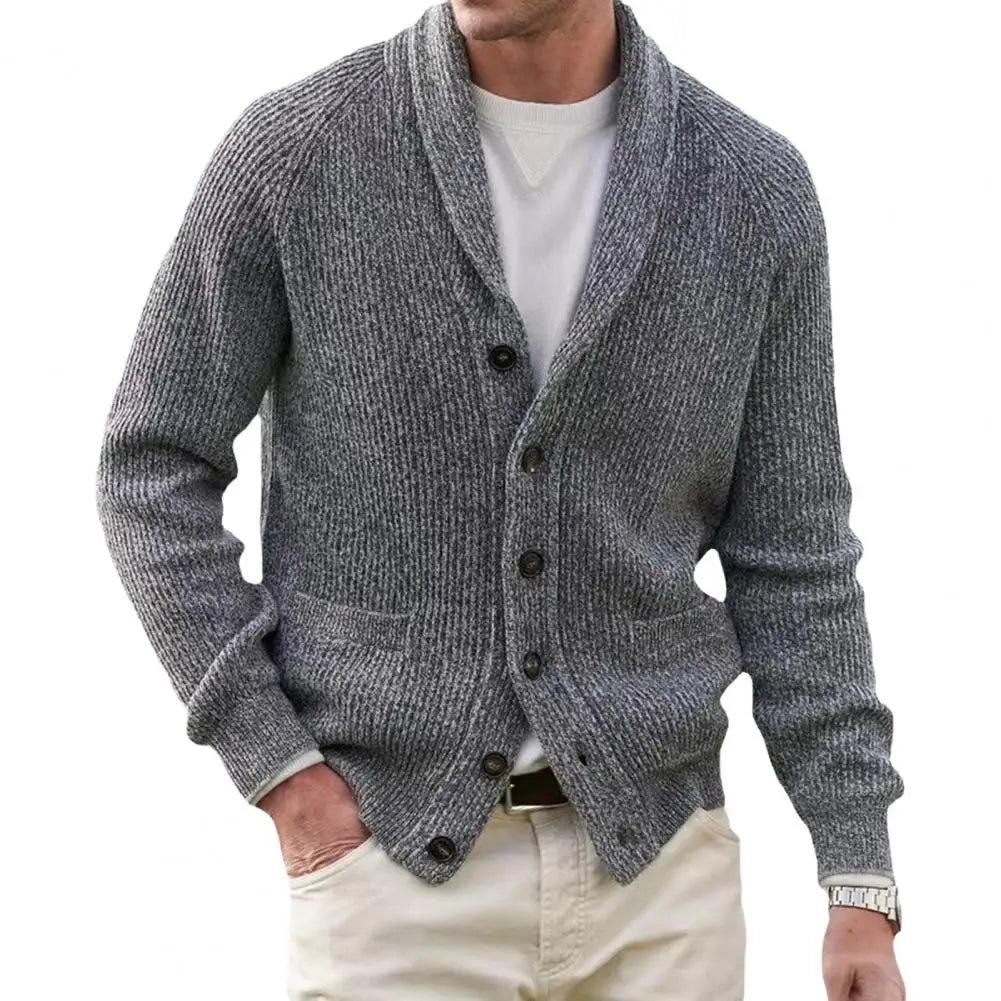 Männer Pullover Strickjacke - Baumwolle L/XL Winter