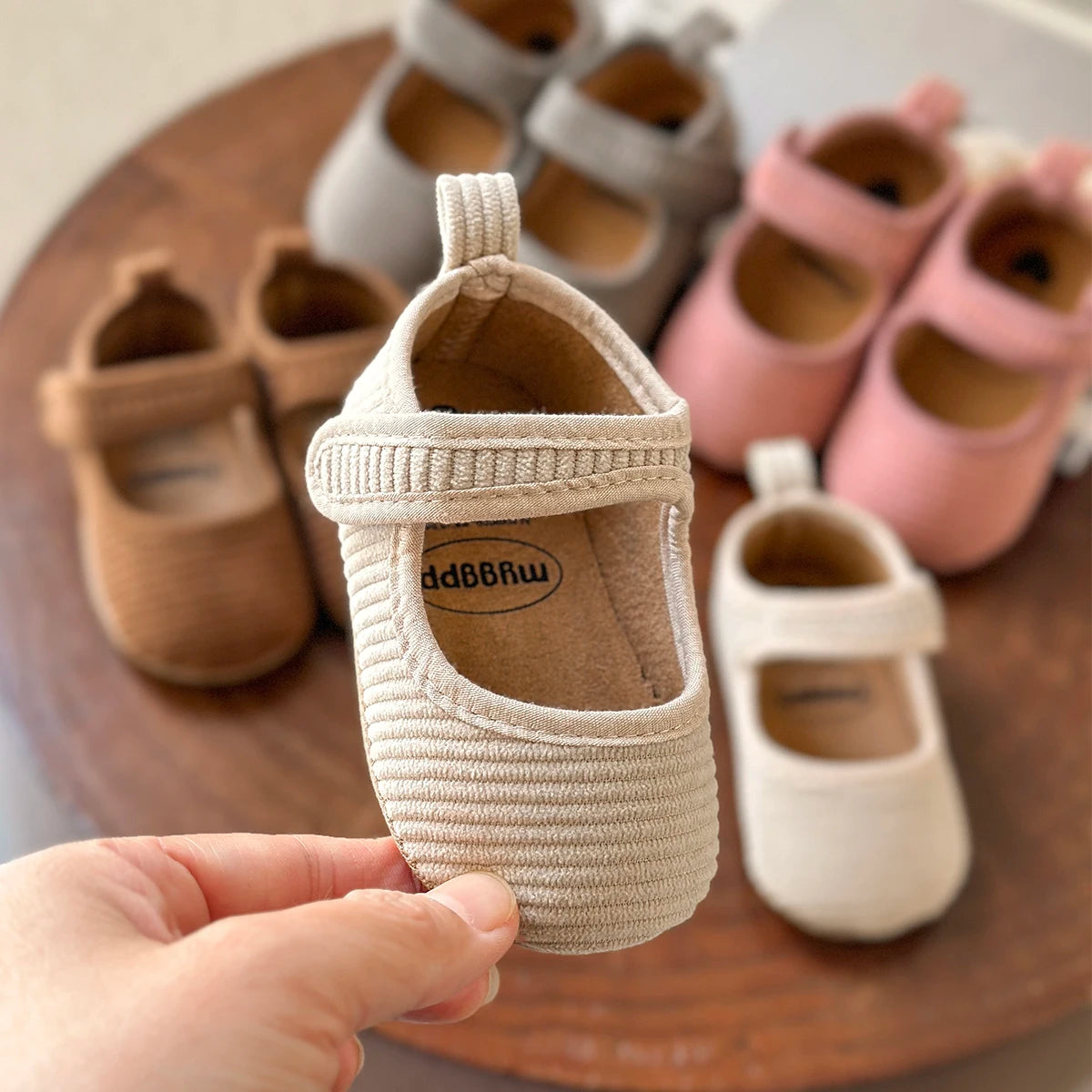 Baby Frühling Herbst Schuhe 2025 - Süße Kleinkind Mädchen 0-18 Monate - Weich Atmungsaktiv Anti-Rutsch Erste Laufschuhe