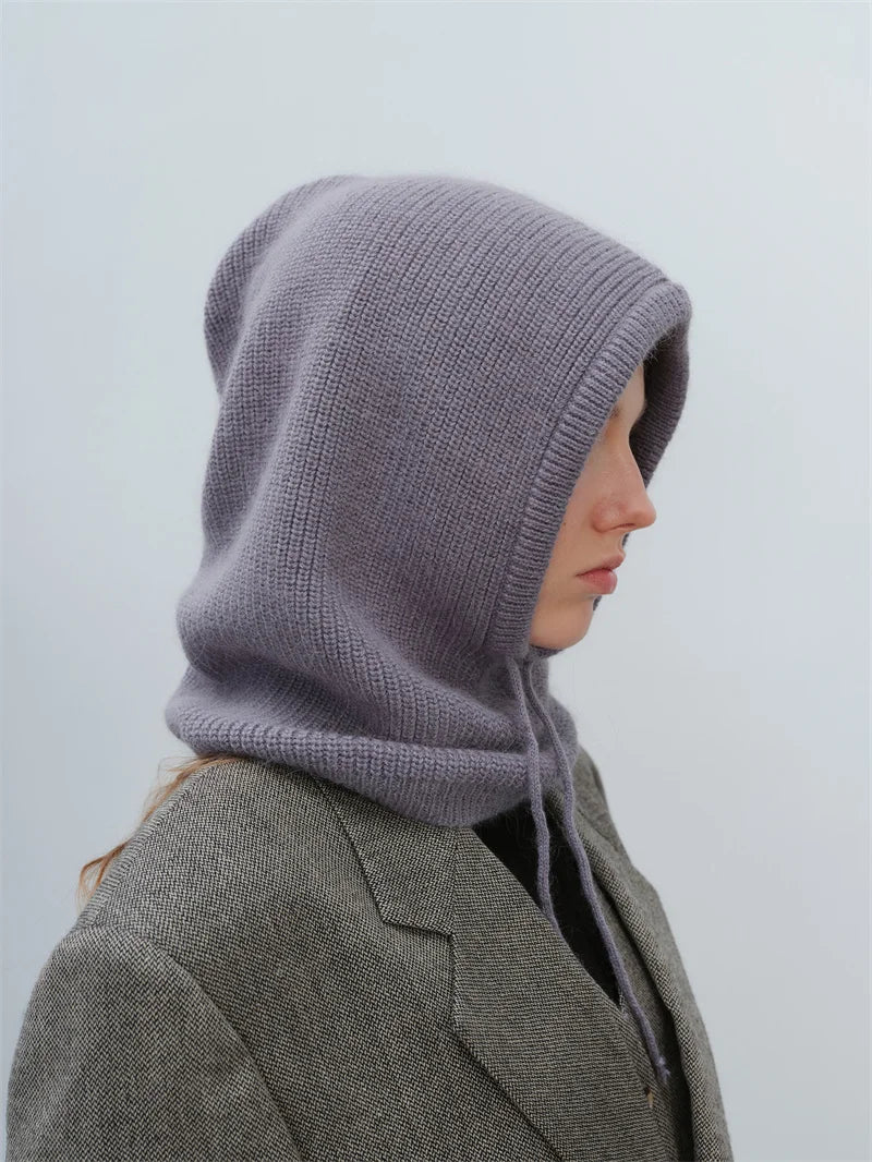 Furina Balaclava Kaninchenpelz Warm - Strick, Einheitsgröße