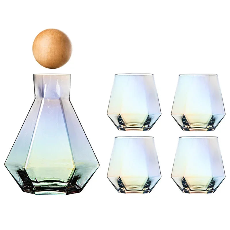 Drinkware Kristallkaraffe Klar - 1L 500ml 25cm Set