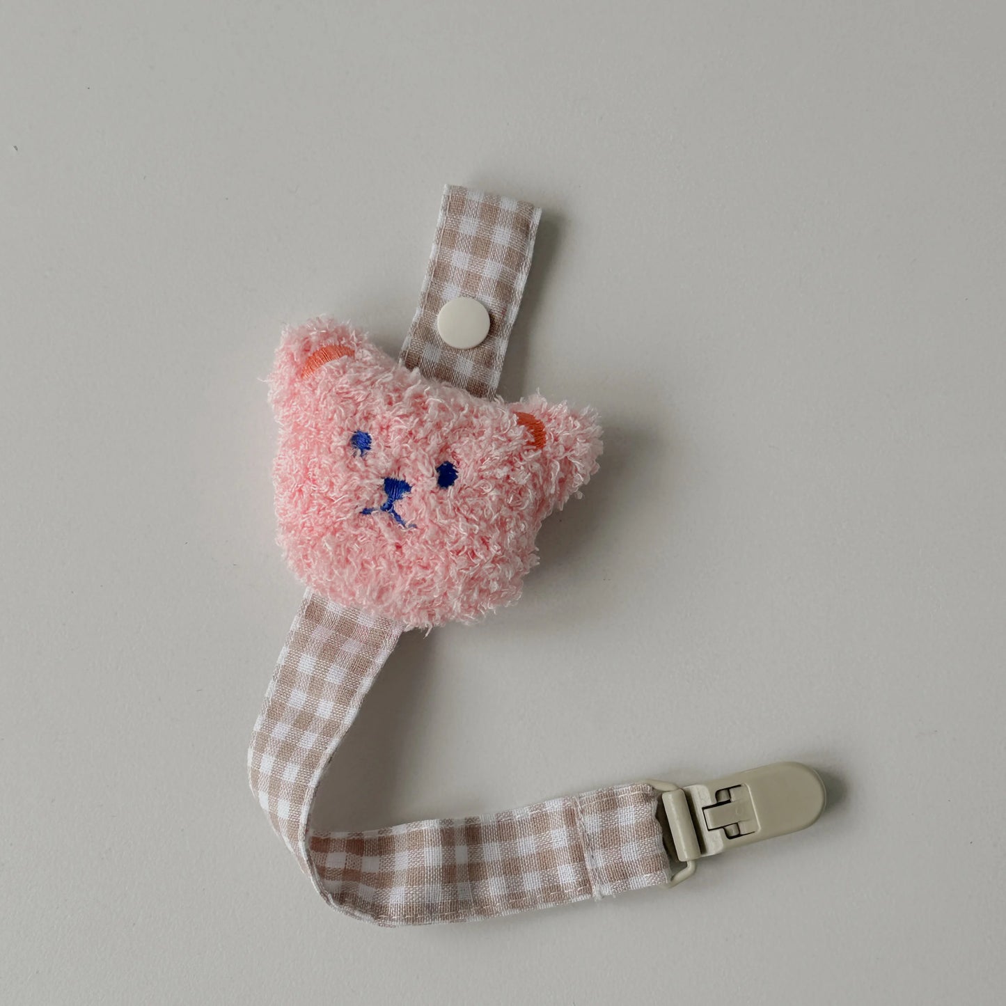 Baby Pacifier Clip Cute Bear Pacifier Chain Baby Pacifier Handheld Tooth Toy For Boys And Girls Enlightening Toy Pacifier Chain