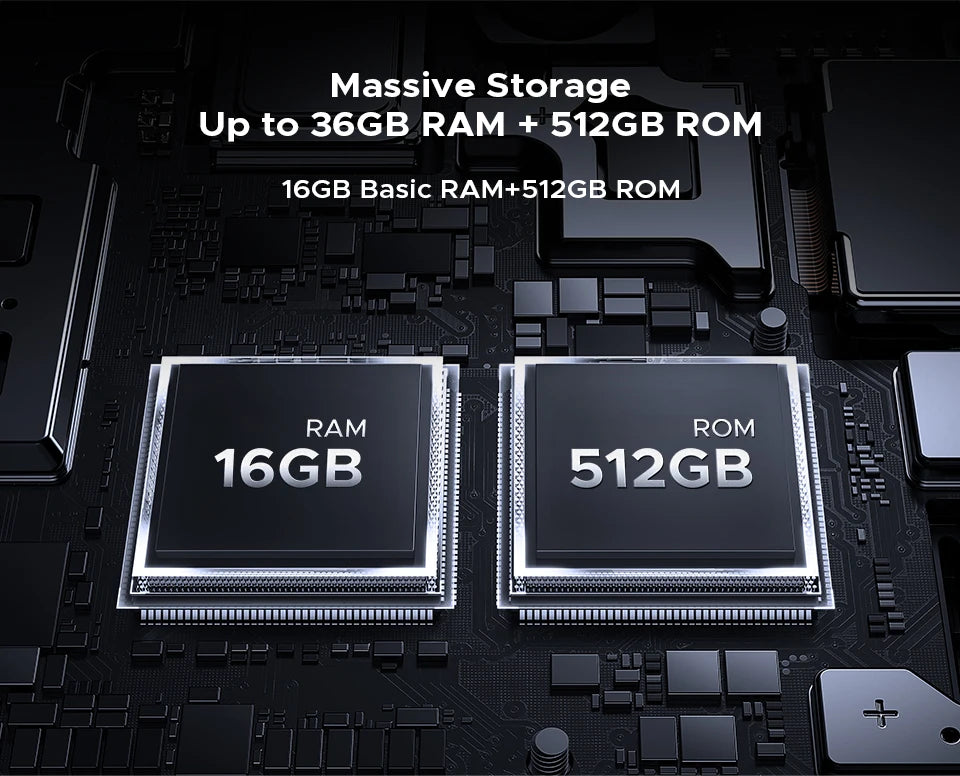 DOOGEE Blade GT Ultra LED-Lichteffekt - 5500 mAh, 33 W, 6.72 Zoll