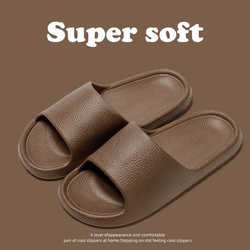 Frauen Dick Plattform Cloud Hausschuhe Sommer Strand Eva Weich Sohle Slide Sandalen Freizeit Männer Damen Innen Badezimmer Anti-Rutsch Schuhe