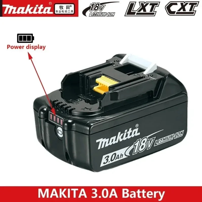 Authentic Makita 18V 6Ah rechargeable power tool battery with LED lithium-ion substitute LXT BL1860B BL1860 BL1850 charger
