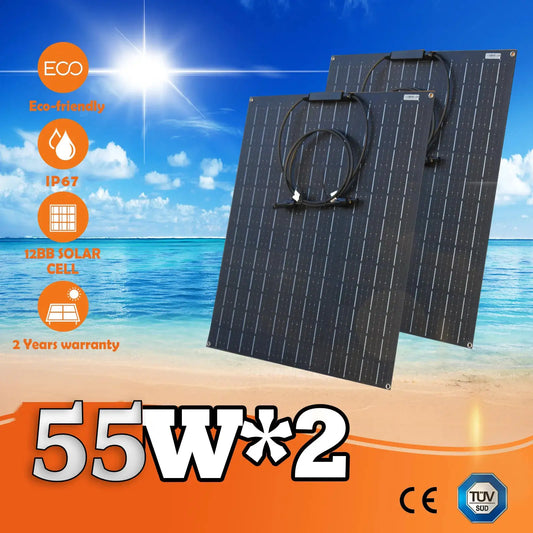 JINGYANGPV ETFE 36-50 - 55W Solarmodul Außen Einsatz