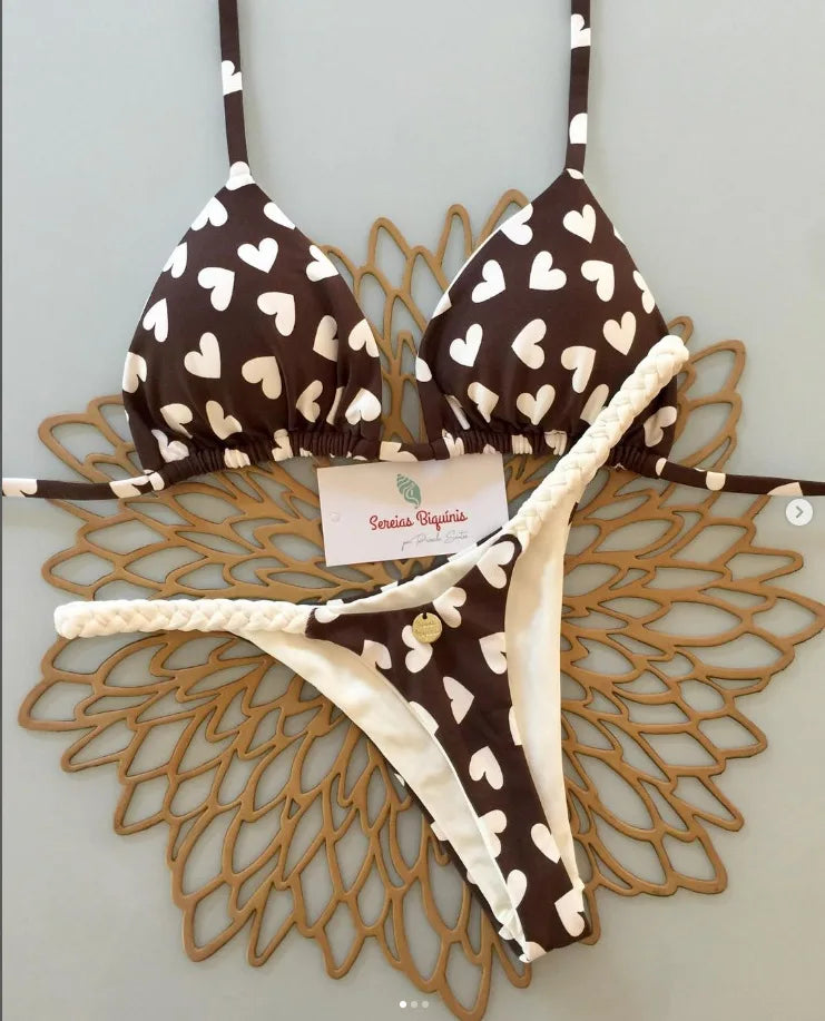 Bikini-Set: Zwei-teiliger Schwimmanzug Stylish Design Hautfreundlich - Beach-Holiday Pool Schwimmbekleidung