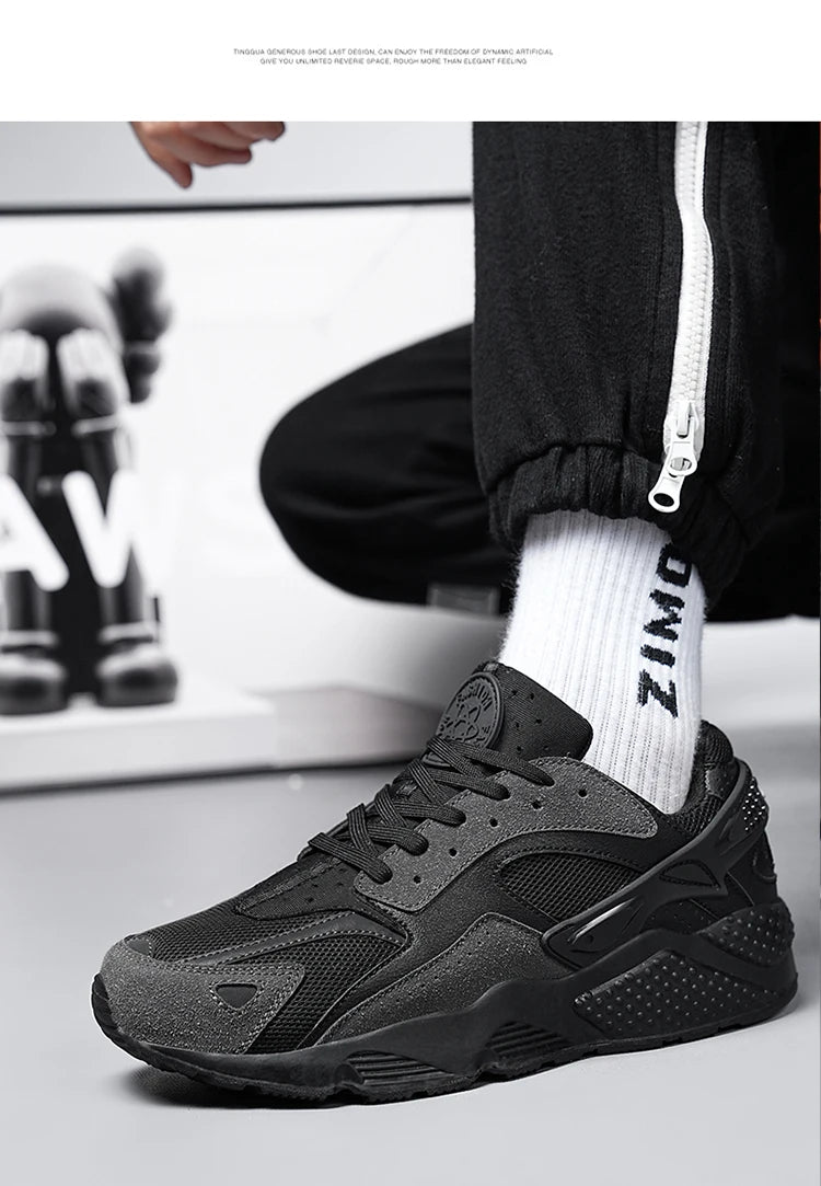 Male Sneakers Men’s Casual Shoes Running Sport Shoes Antislip Tennis Shoes for Men Mesh Breathable Outdoor Fashion Sports Shoes
