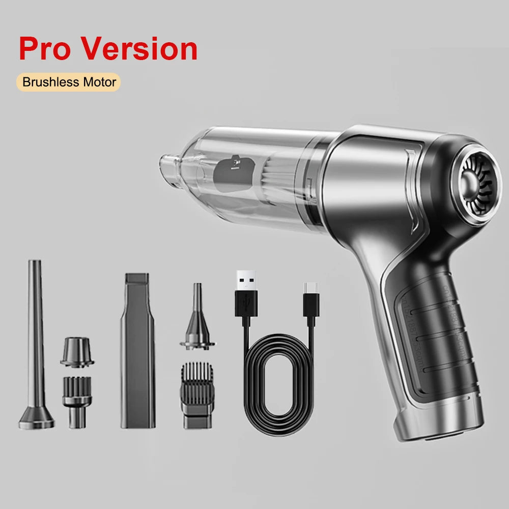 Portable Car Vacuum Cleaner 95000PA Wireless Handheld Vacuum Cleaner Powerful Mini Home Car Cordless Vacuum Cleaner Blower