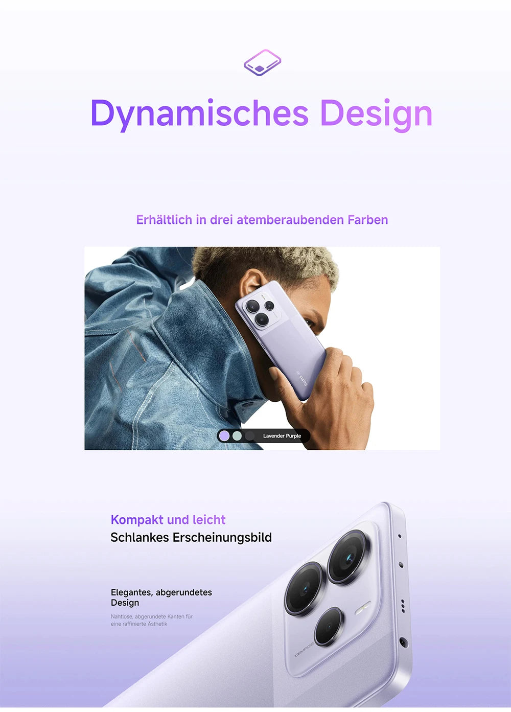 Xiaomi Redmi Note 14 5G 108MP Kamera - 5110 mAh Akku, 45 W Turbo-Ladung