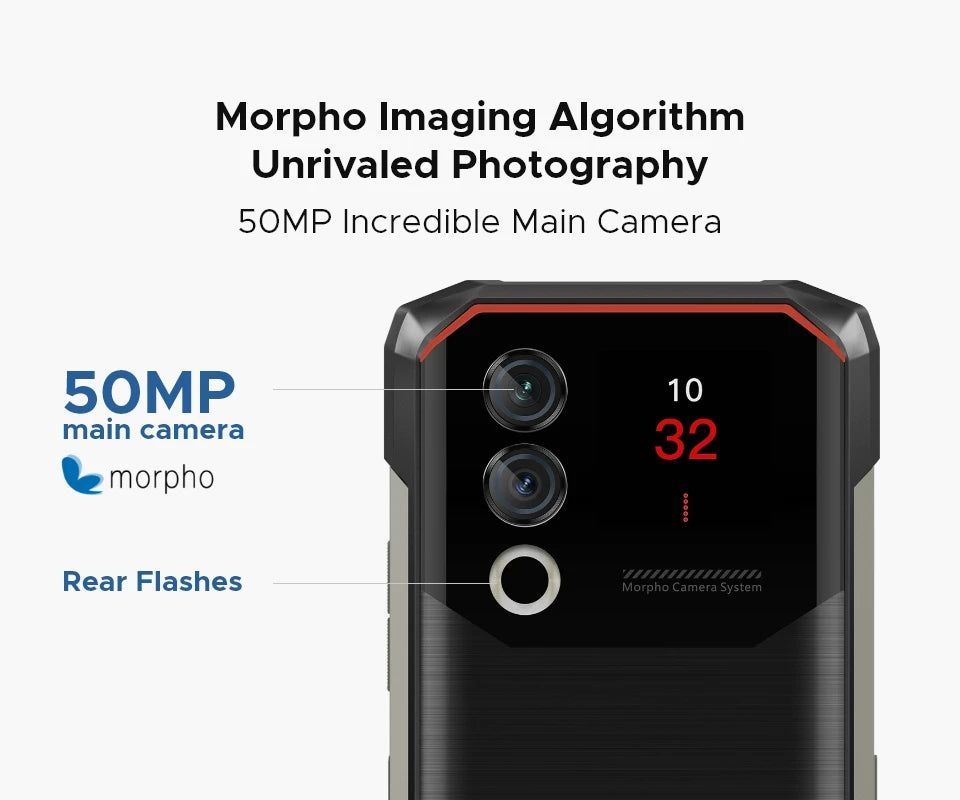 DOOGEE Blade10 Max Robustes - 10300 mAh 18W 6,56 Zoll Display