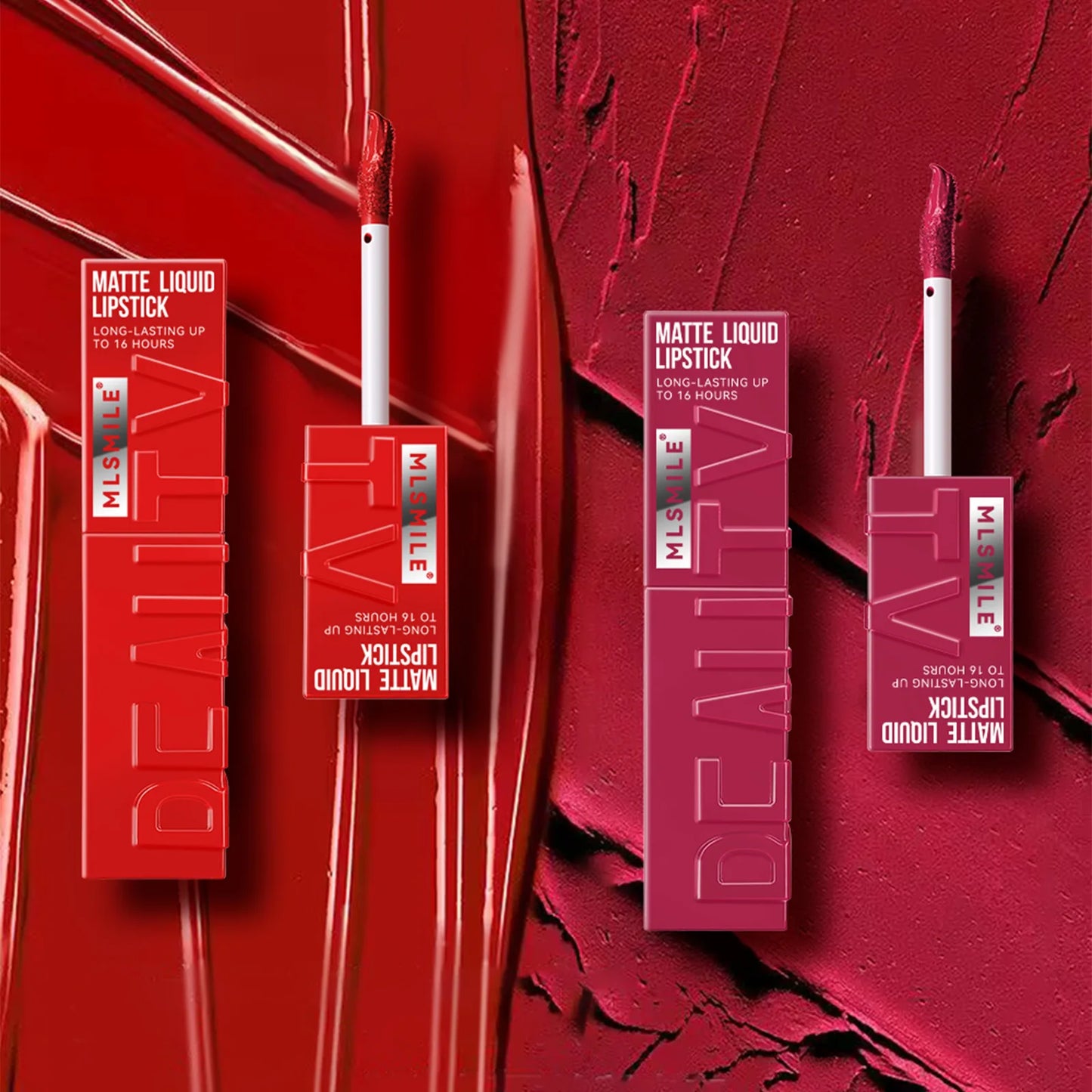 Pudaier Lipgloss Wasserdicht Langanhaltend - 6 Farben 6ml