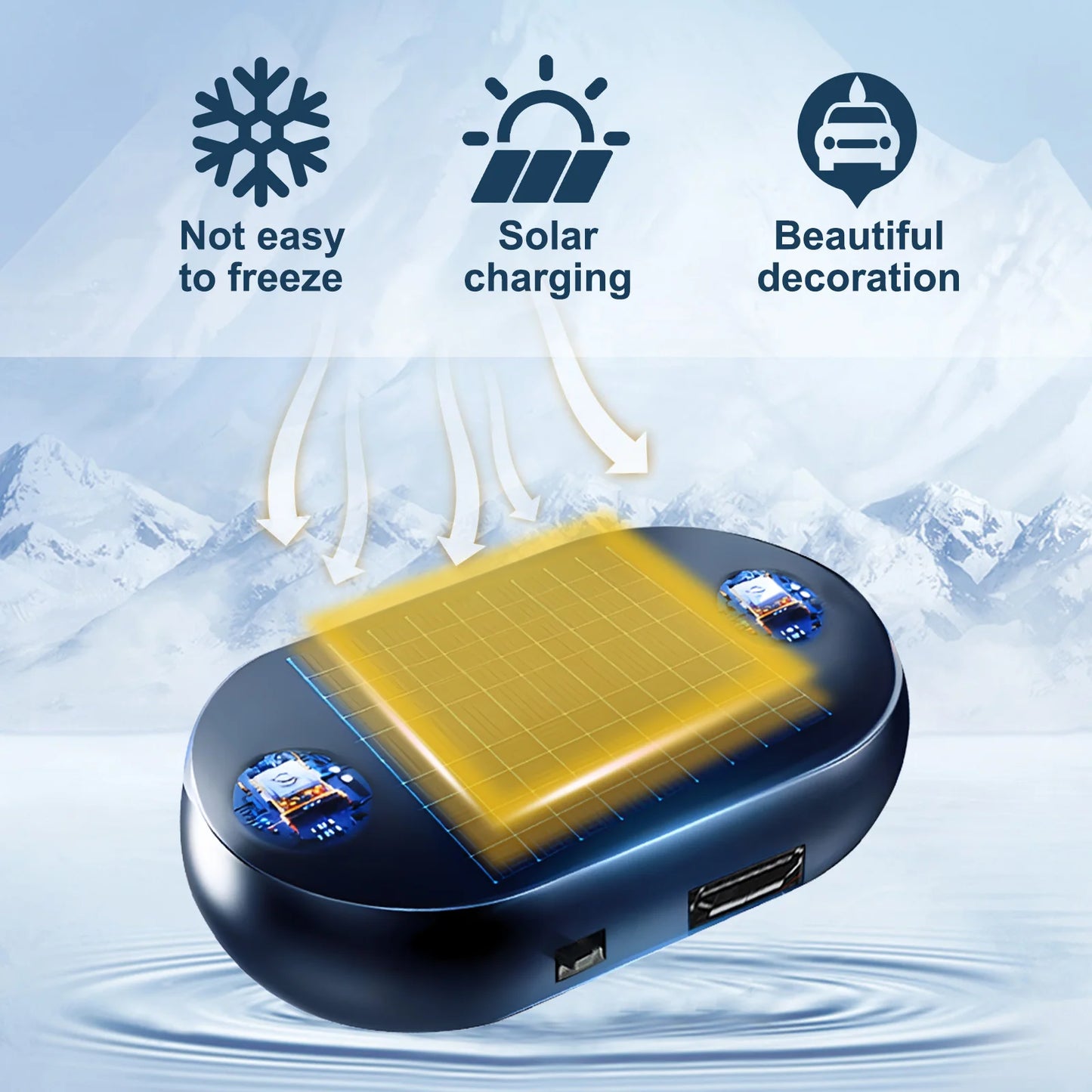 Electromagnetic car snow remover 5-12V car window glass antifreeze snow remover Portable car defroster