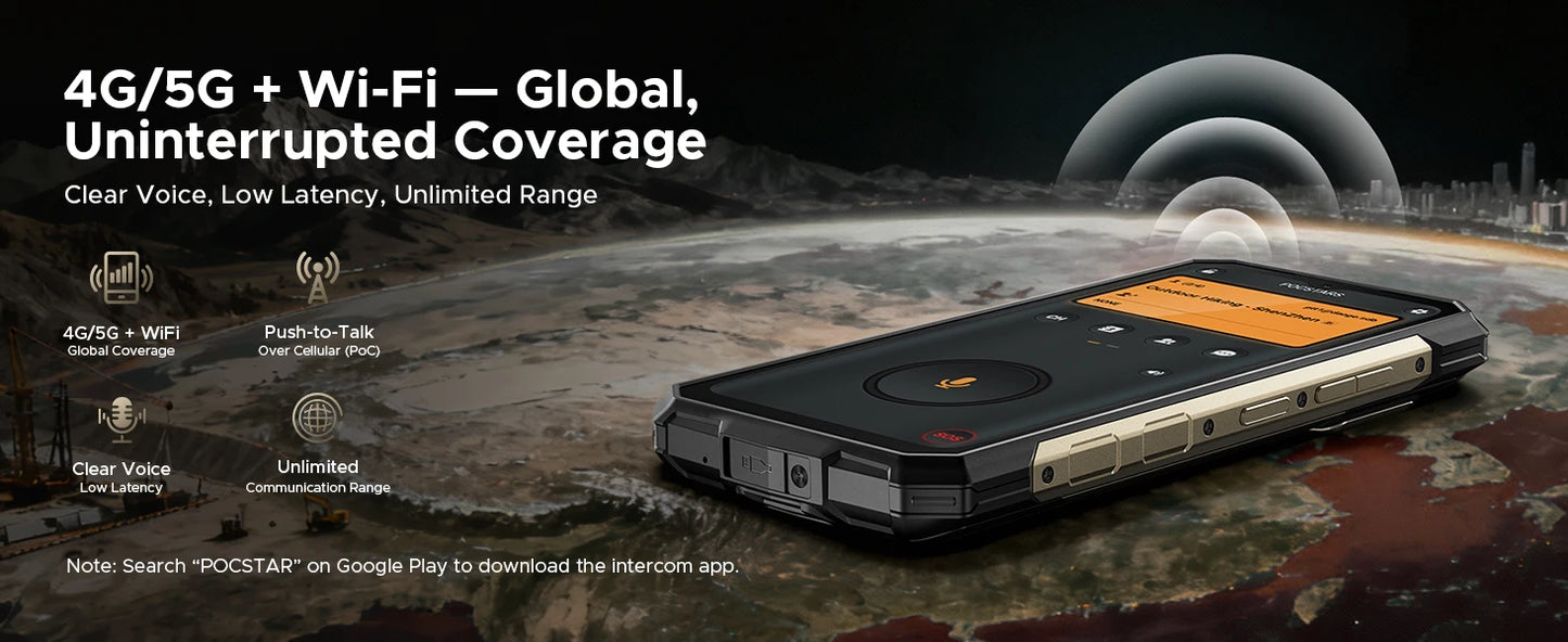 DOOGEE Fire 7 Ultra 5G Robustes Smartphone - 13000 mAh, 33 W, 6,6 Zoll