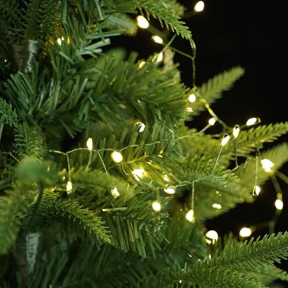 TreeGlow Kupferdraht LED Lichterkette - Länge 30 m 50 m 75 m 220 V