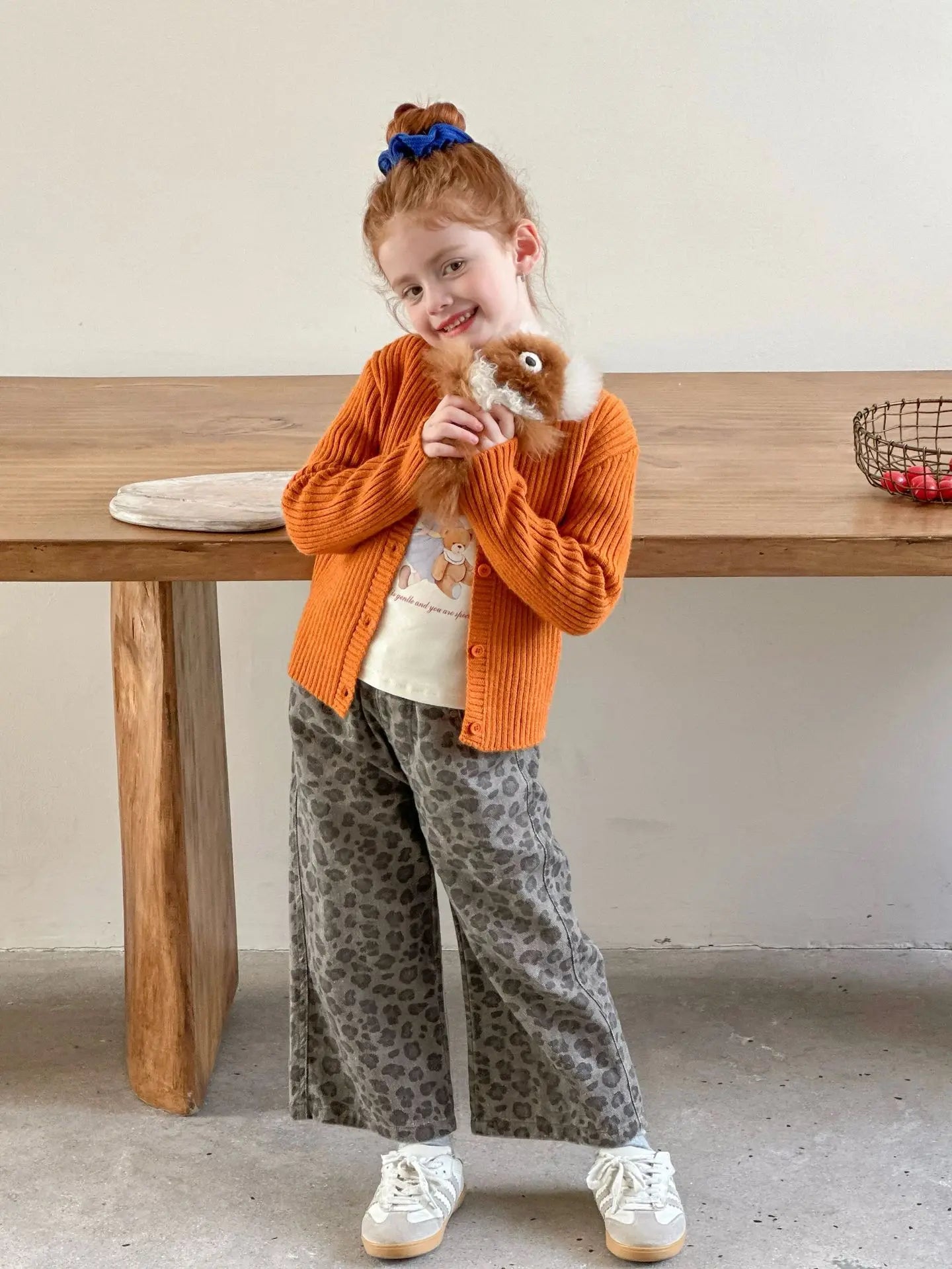 KoreanGirls Cardigan Stripe Design - Baumwollmischung Größe 3-6Y Reguläre Passform