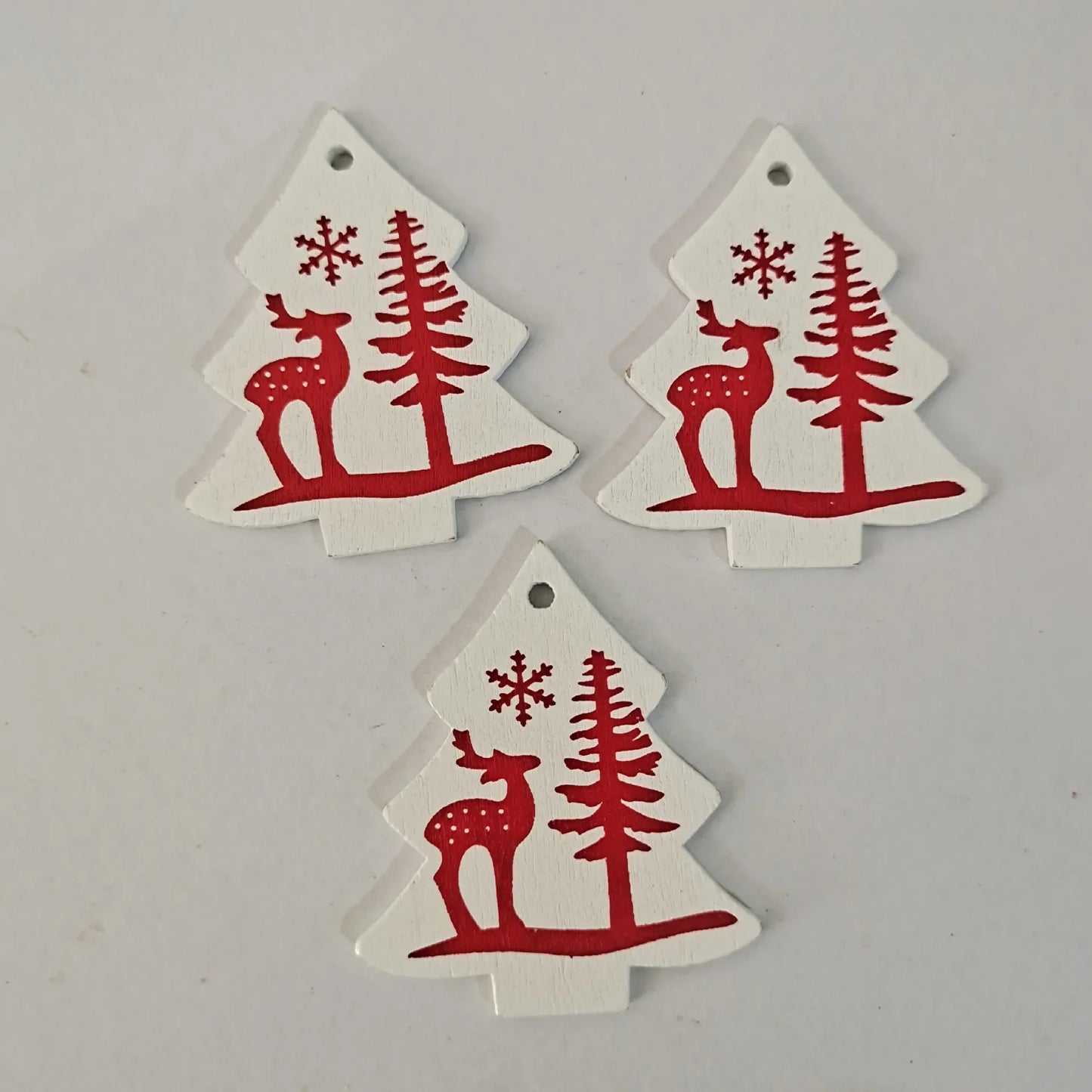 HighConcerned Mini Holzdeko - Unbehandeltes Holz, 4x5 cm, 10 Stück