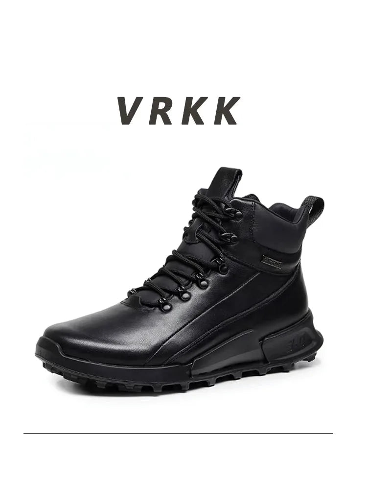 Ghete din piele naturală VRKKC 2052HO - Ghete la gleznă, partea superioară din PU, mărimea 40-46 lățime standard