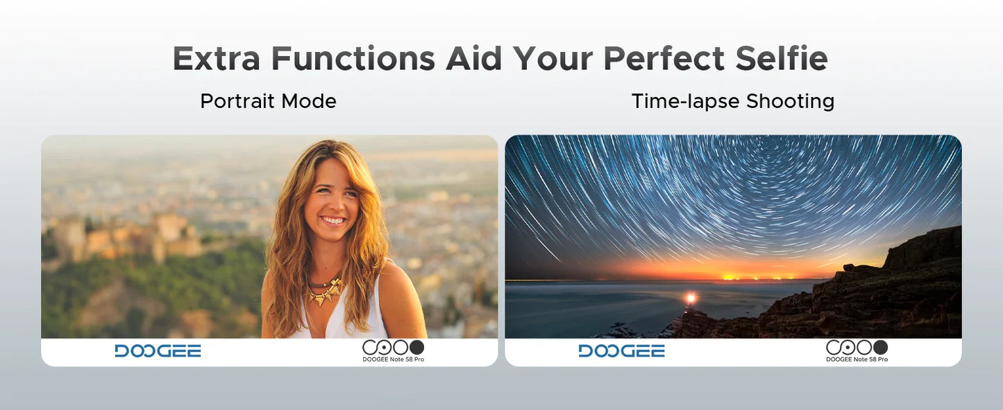 DOOGEE Note58 Pro NFC - 6250mAh Akku, 256GB Speicher, 6,75Zoll Display