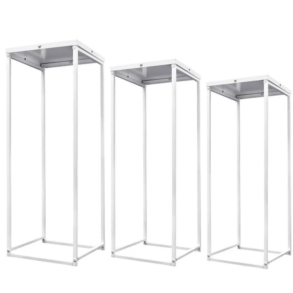 NONE Blumentopfständer Metall Geometrisch 1Etage 22x22x61cm