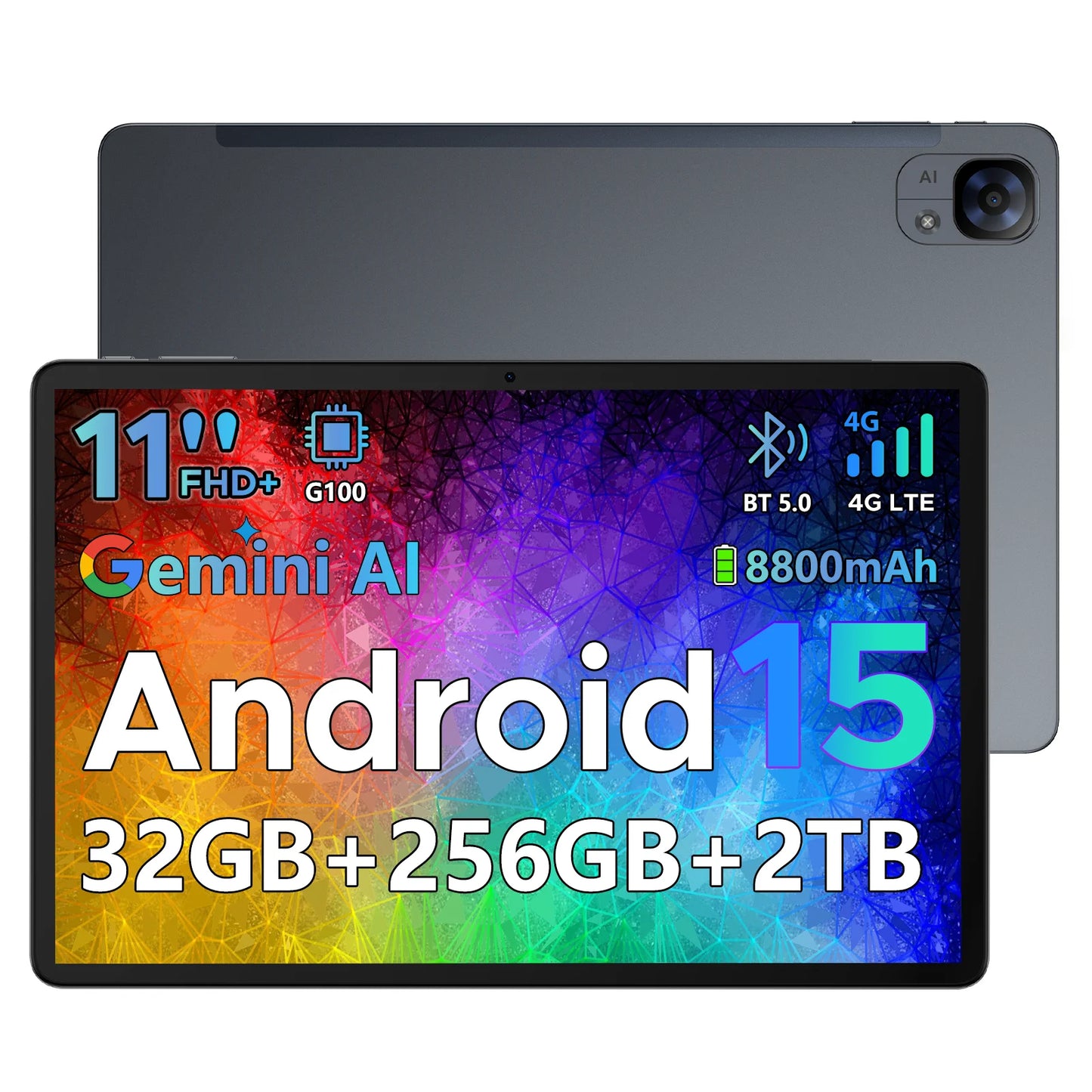 DOOGEE Tab E3 Ultradünn 7,5 Mm - 256 GB Speicher, 8800 mAh Akku, 11 Zoll Display