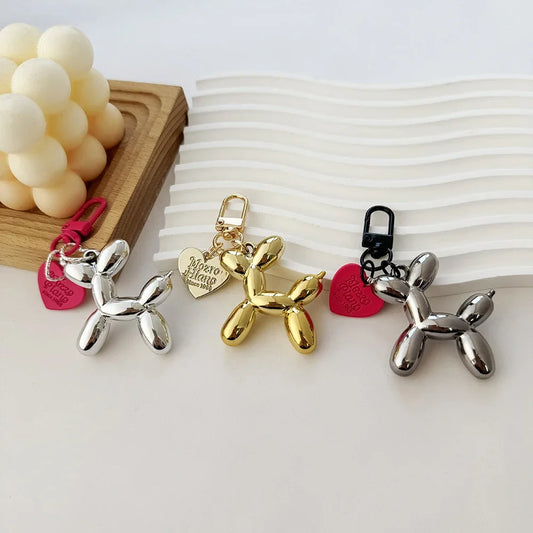 Damen Schlüsselanhänger 2025 - Adorable Balloon Dog Y2k Bag Charms Cute Puppies Acrylic