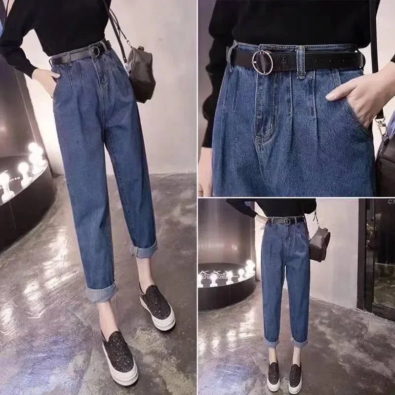 High-end Round Women Belt Fashion Waist Belt Leather Metal Buckle Ladies Leisure Dress Jeans Decoration Waistband Luxury
