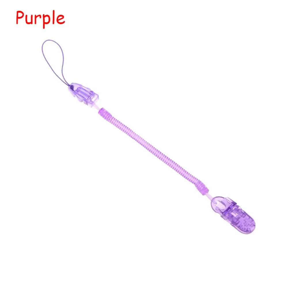 Cartoon Animal Baby Pacifier Clips Baby Pacifier Clip Chain Newborn Dummy Pacifier Chain Clip Holder Baby Pacifier Chain