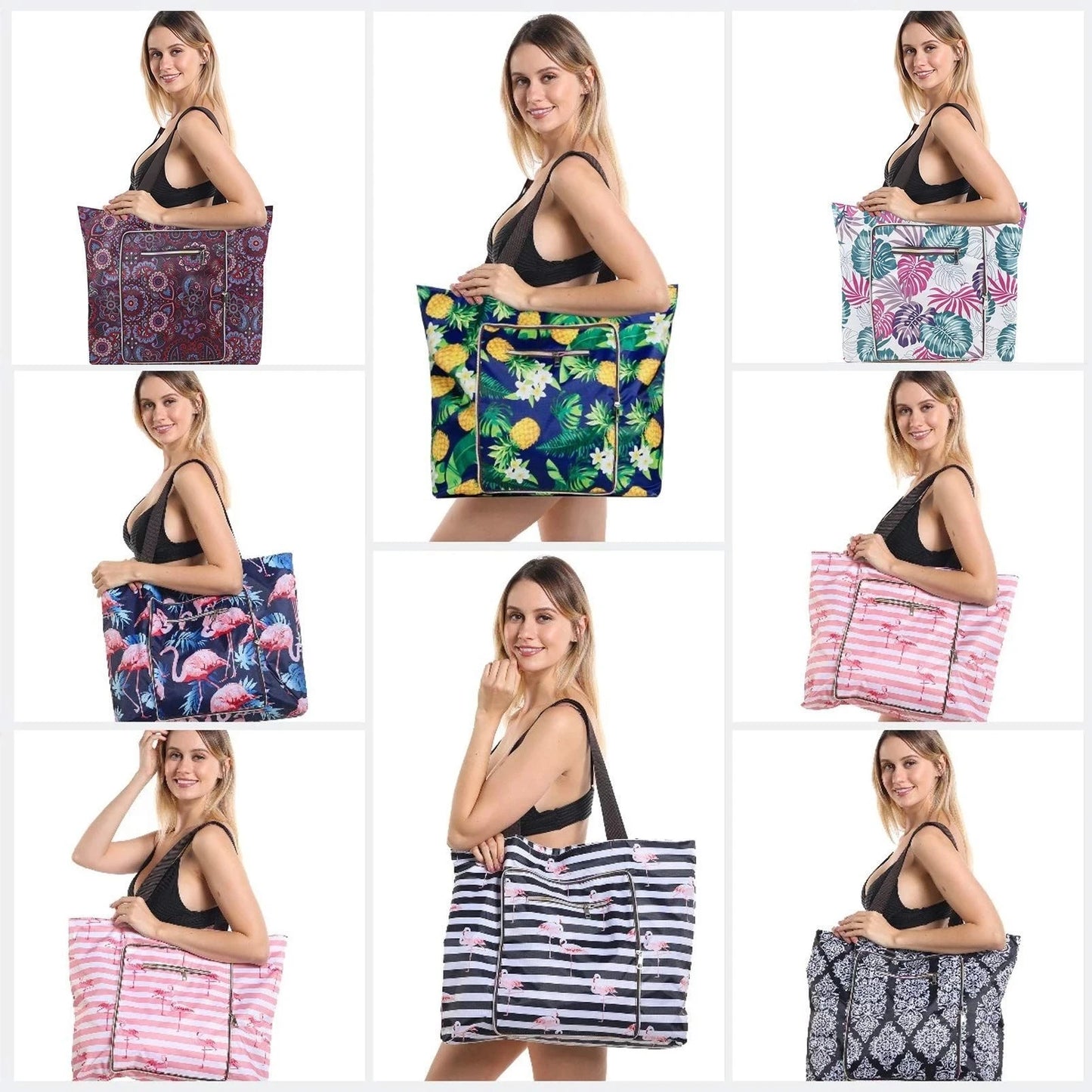 Summer Women's Handbags Large Capacity Beach Bags Waterproof Travel Pool Bags Fitness Shopping Bags Tote Bag Ladies Shoulder Bag