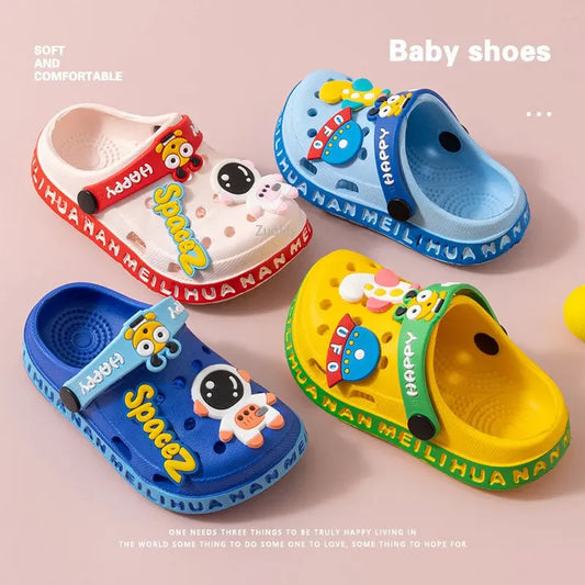ZYCZWLCN Kinder Sandalen Cartoon Rutschfest - Gr.10-11 PVC