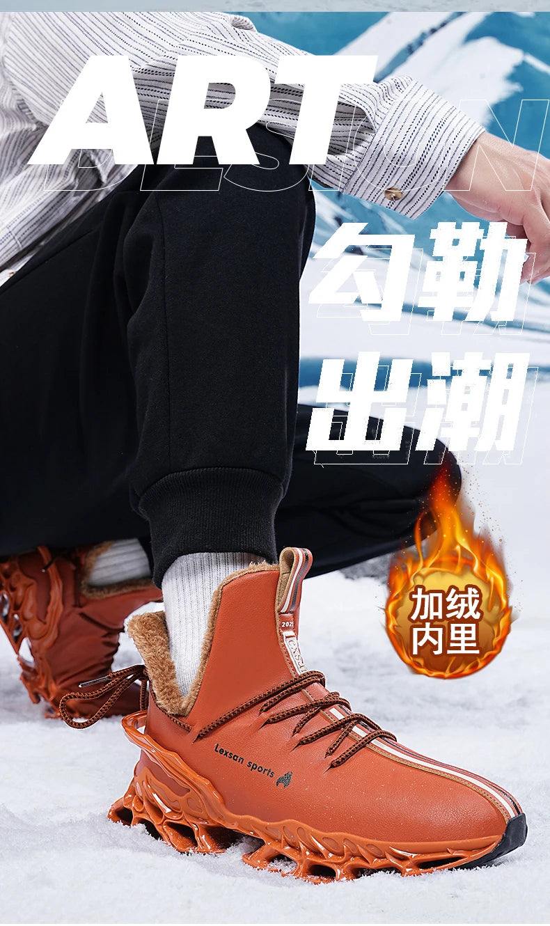 Comeinia Schnee Stiefel Wasserdicht Gepolstert - Größe 42, Rutschfest, Plüschfutter