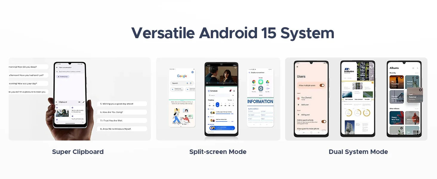 DOOGEE Note 58 Großer Akku - 6250mAh 6,75 Zoll 90 Hz by Golden Bridge Store