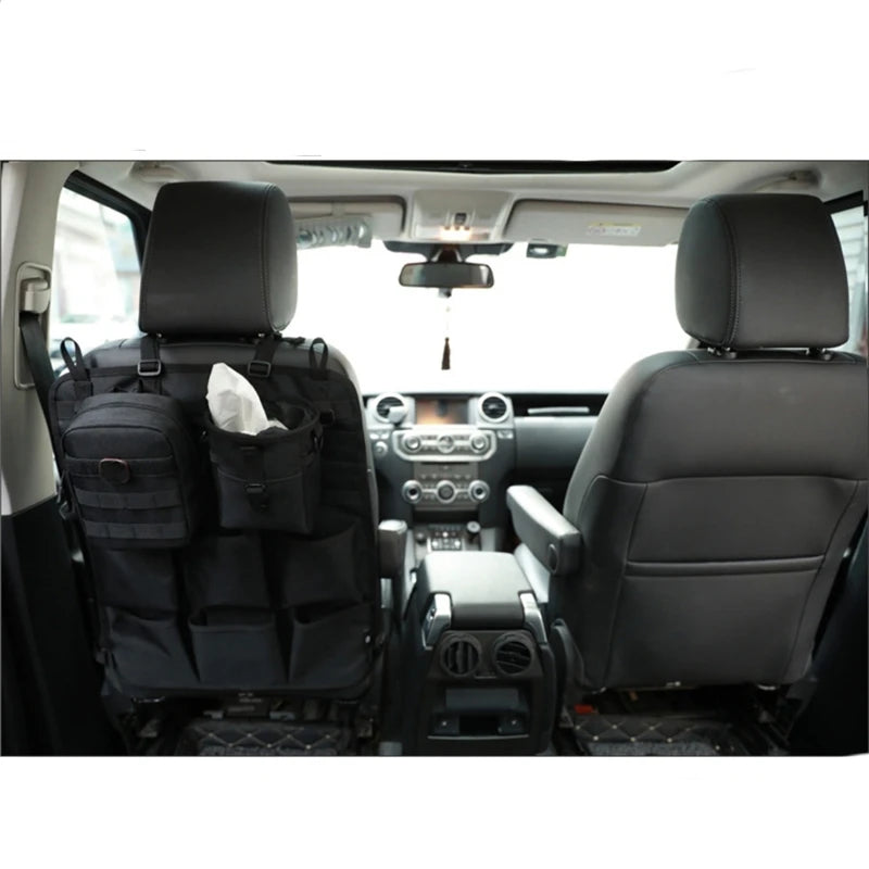Car Organizer Seat Back Storage Bag Multifunction Camo Hanging Bags Car Stowing Tidying Pocket  Interior Accessories 1 Piece