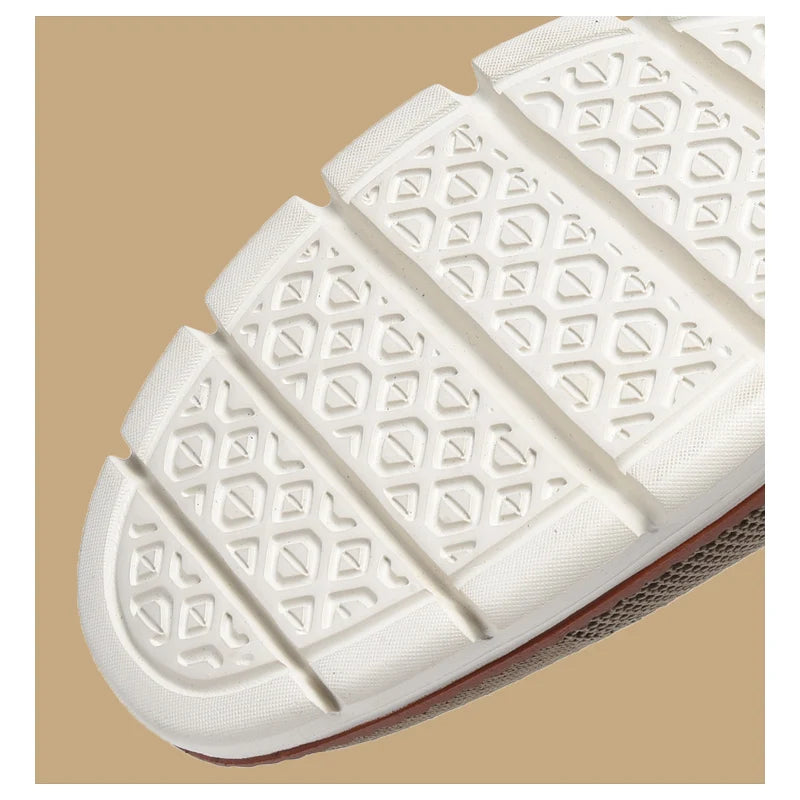 New Men's Sneakers Light Breathable Casual Flat Shoes Outdoor Fashion Comfortable Dress Shoes Anti-Slip Sports Walking Shoes