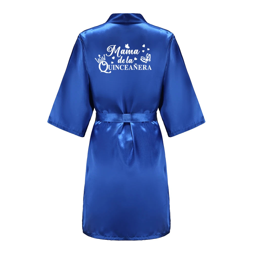 Velenta Quinceanera-Robe Größe M Knie-Länge Polyester