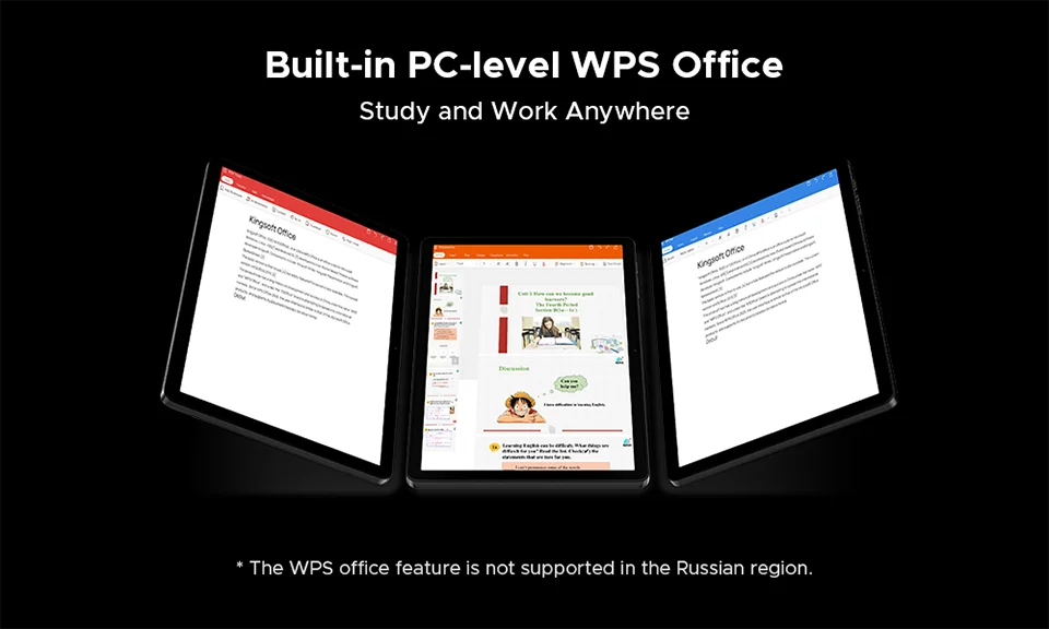 DOOGEE TabA9+ 2in1 Tablet - 4GB RAM 64GB ROM 8580mAh