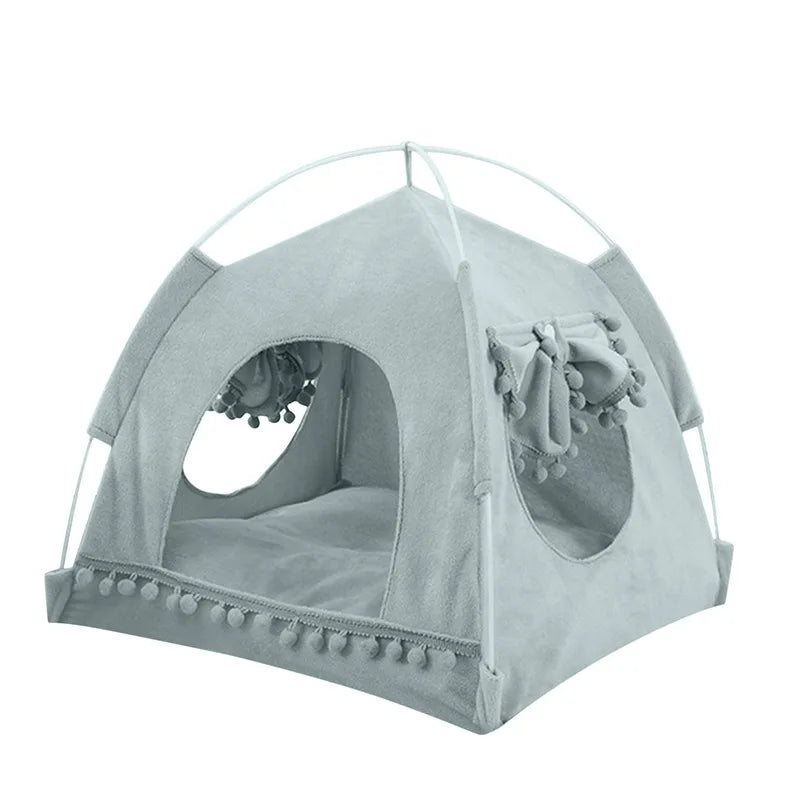 Premium Katzenzelt Bett Komfort - Plüsch 40x40 cm Bis 8 kg