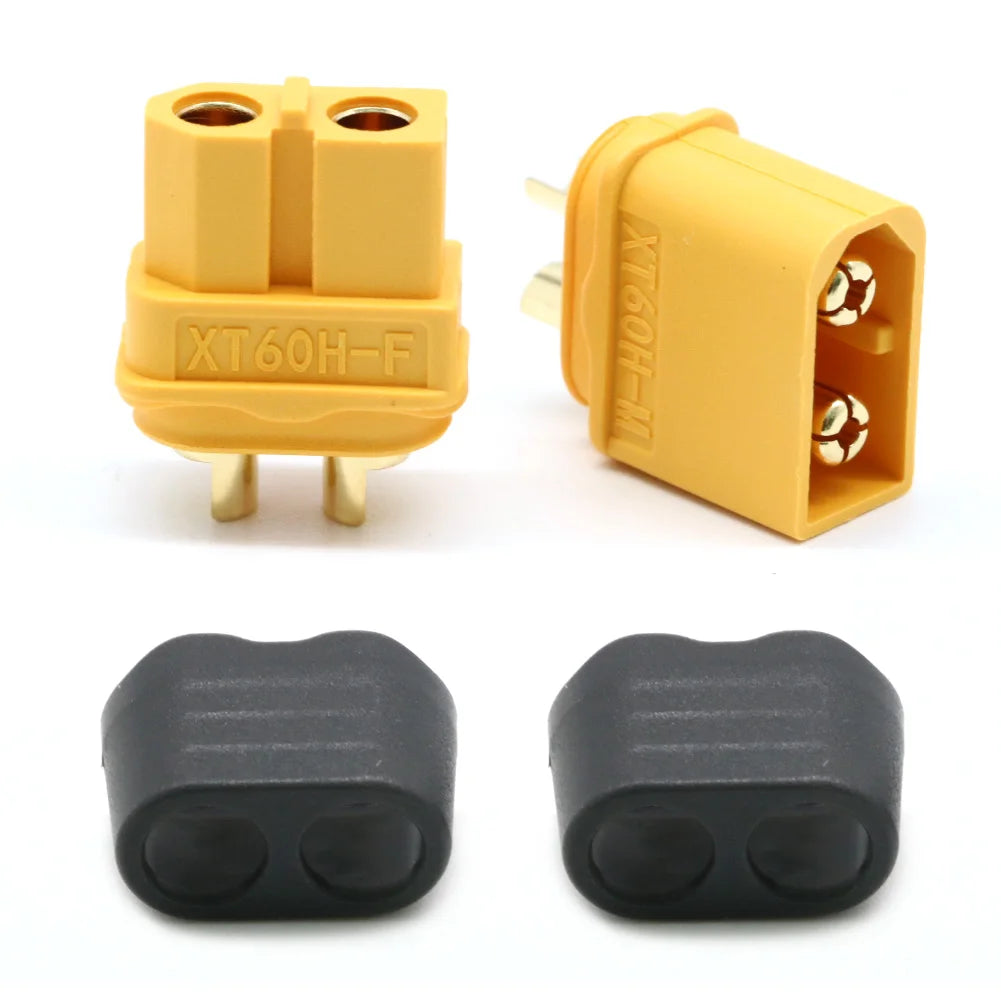U Angel XT60 Plus Steckverbinder - 10er Pack 5 Paar Nylon