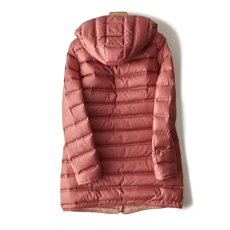 Janveny Ultralight Down Mantel - Gr M Kapuze Doppelseitig