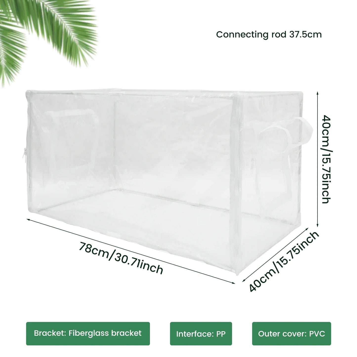 Mini Greenhouse Plant Greenhouse Tent with Transparent PVC Cover Portable Small Greenhouse Multipurpose Plant Tent for garden