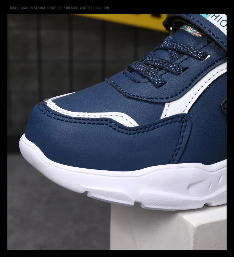 NBGAGA Kinder Sneaker Atmungsaktiv - Klett Leicht 7-13
