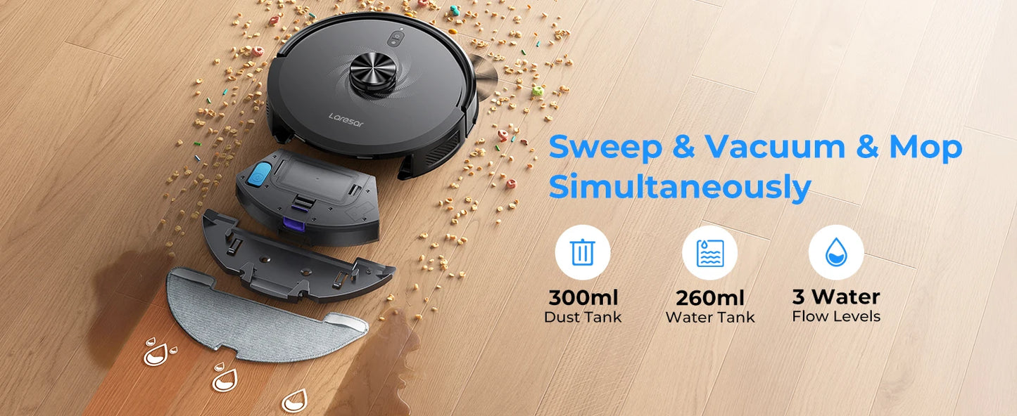 Laresar L30 Beutellos Zyklon-Saugkraft - Kapazität 300 ml, 10000 Pa